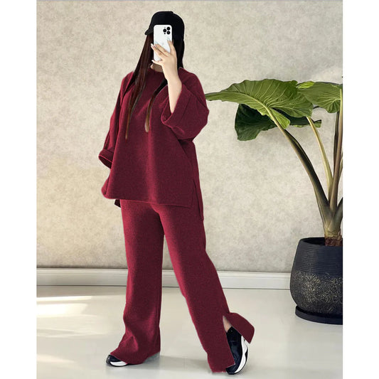 CH-327 Bea's Winter Bottom Cut 2 Pieces Fleece Dress