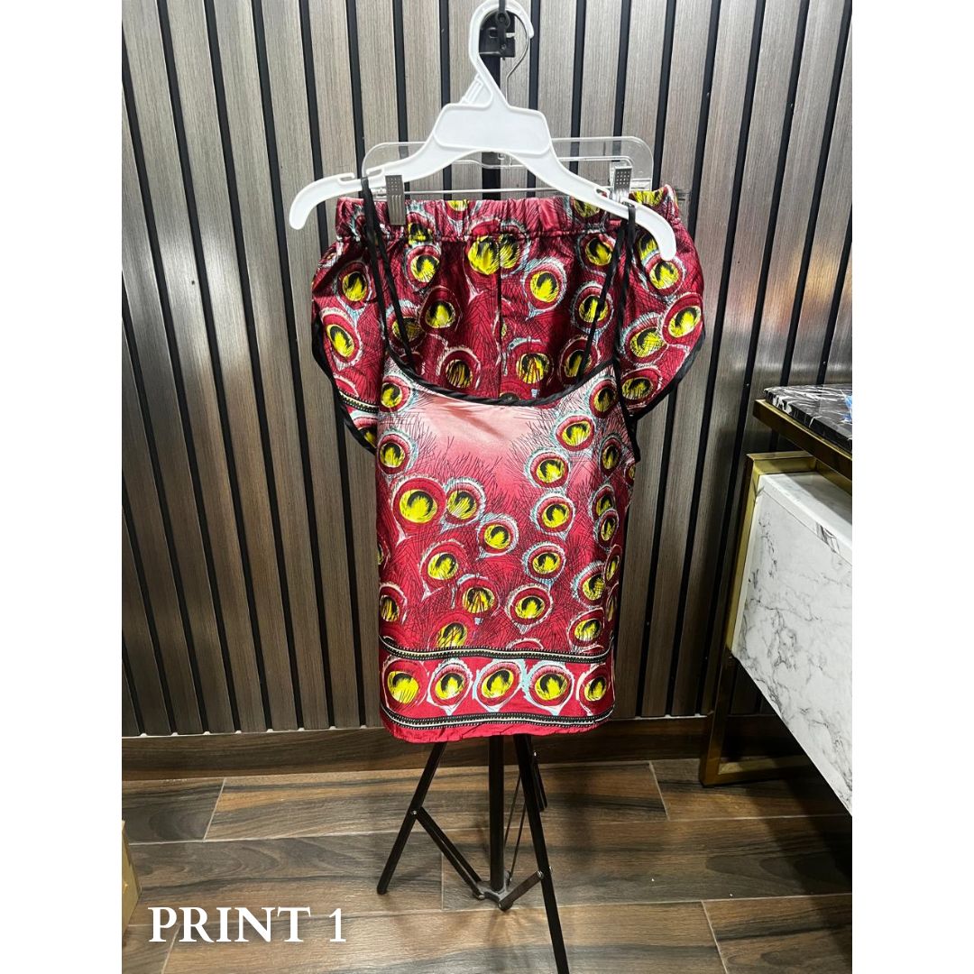 P-36 Silk Printed Cami Set