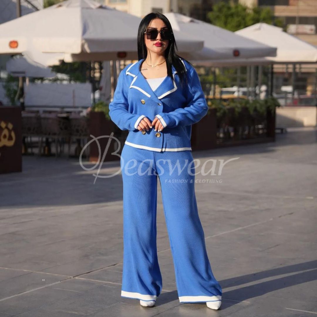CH#377 Beas Double Botton Style Outfit