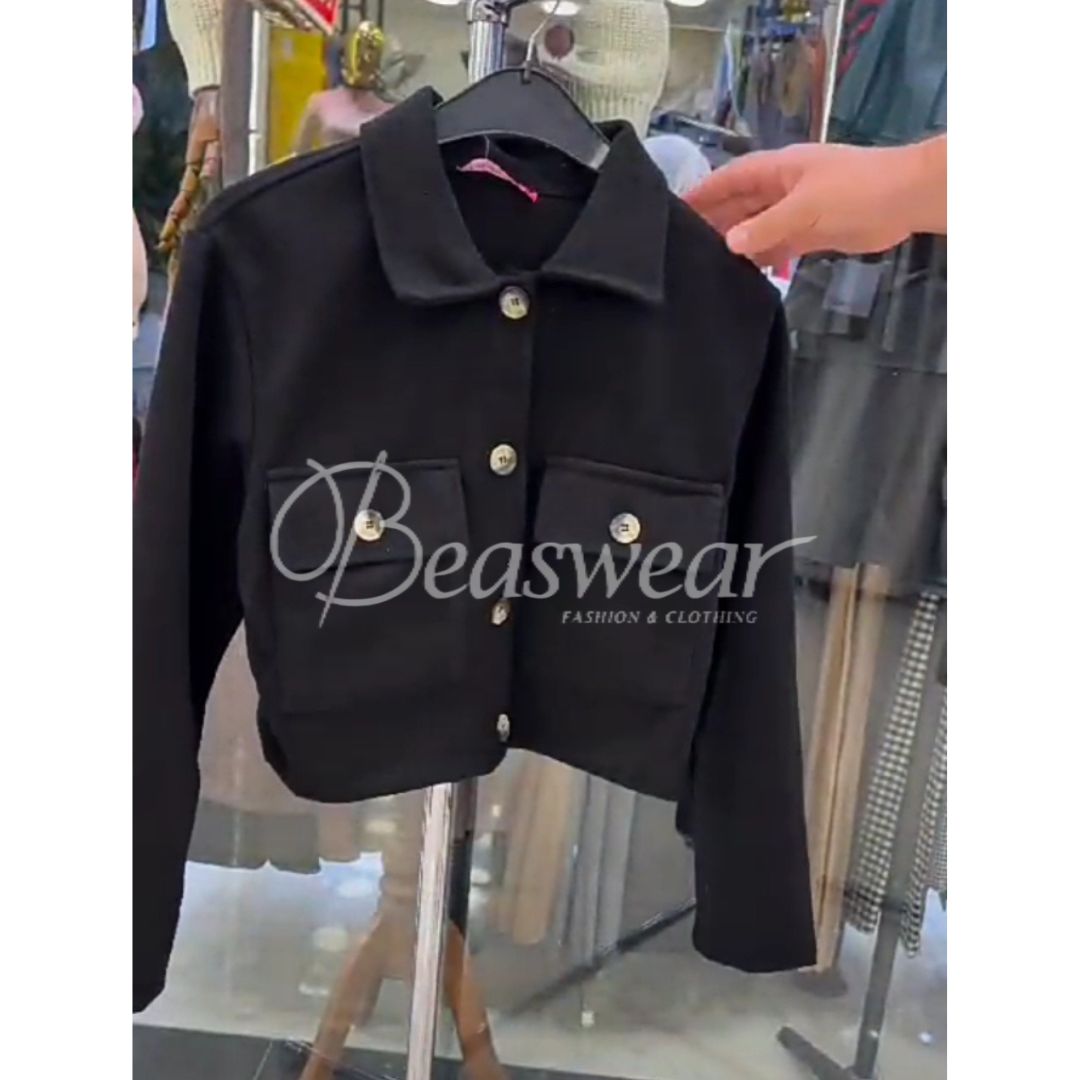 CH-383 Bea's Winter Lux CozyChic Pocketed Short Fleece Jacket