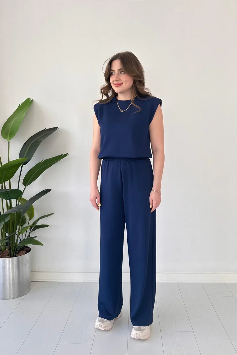 CH-561 Straight Trouser With Sleeveless Top