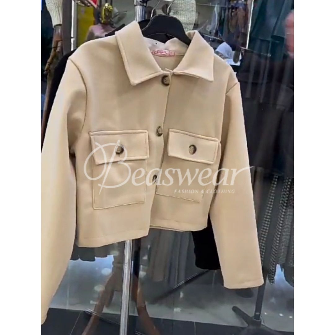 CH-383 Bea's Winter Lux CozyChic Pocketed Short Fleece Jacket