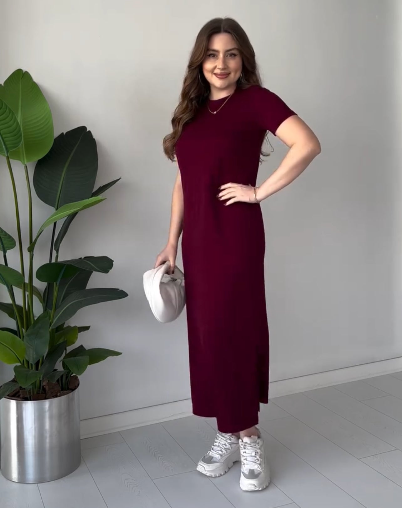 CH-547 Beaswear Casual Long Top For Summer