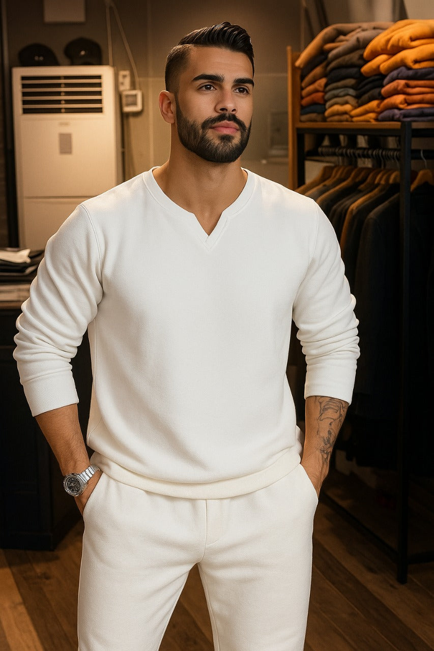 LI-46 BEA'S NEW WINTER V-NECK TRACKSUIT