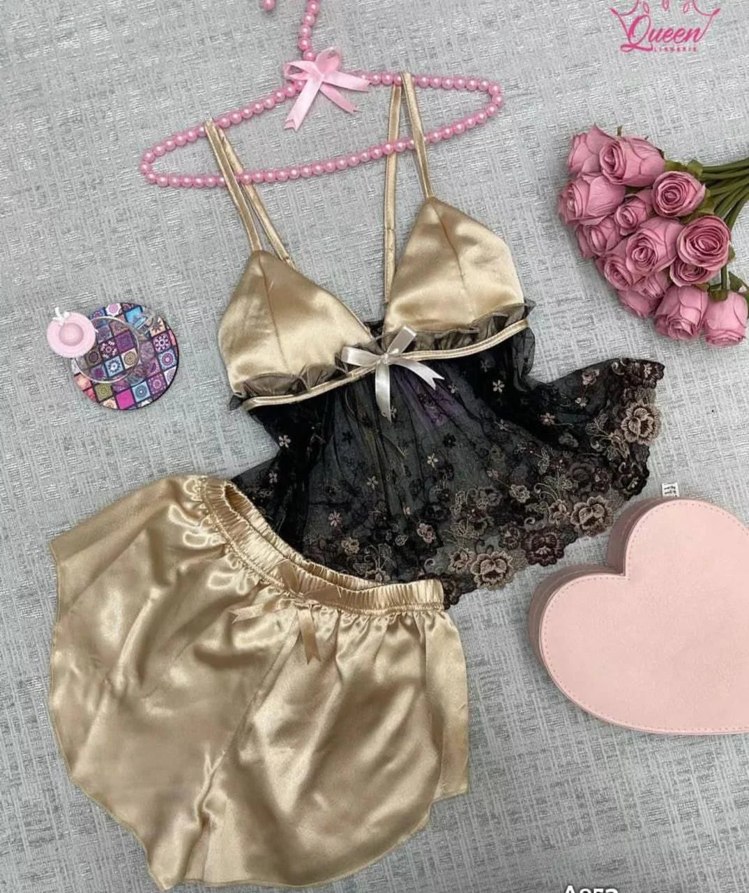 P-68 BEA'S 2 PC'S NIGHT WEAR SET