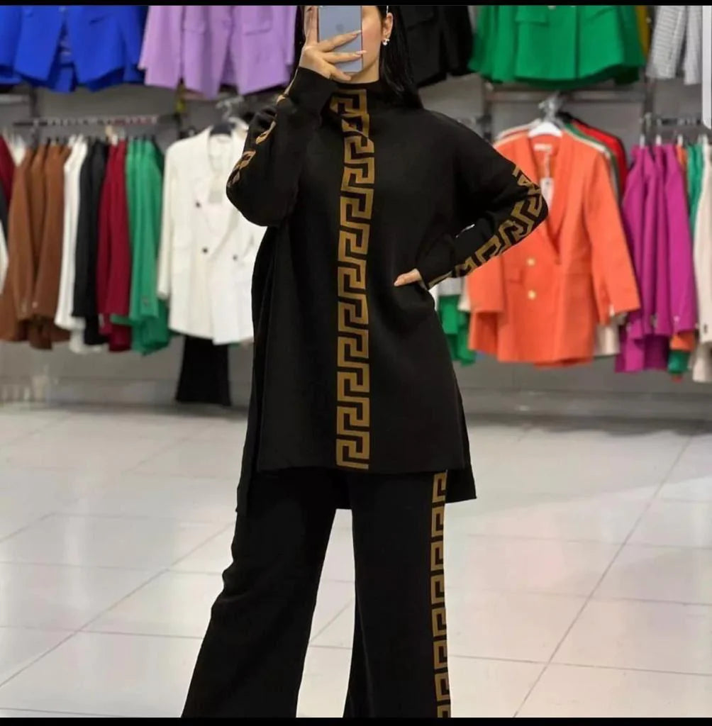 CH-324 Pcs Printed Winter Outfit