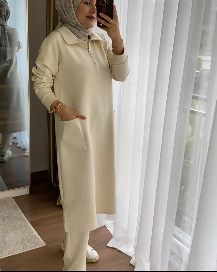 CH-397 Bea's Wear Front Pocket Style 2 Pcs Warm Winter Outfit