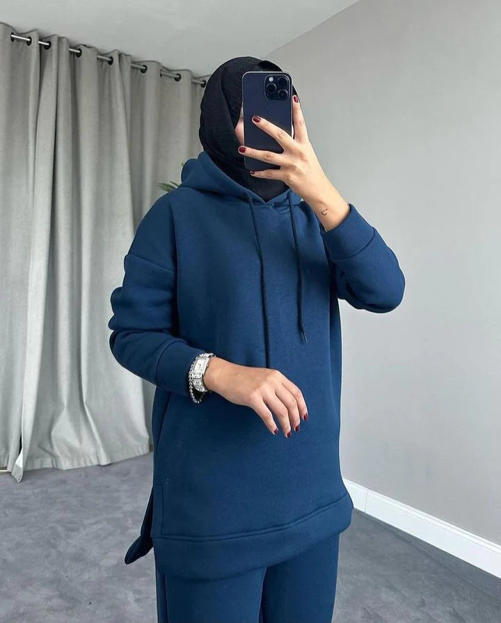 CH-400 Bea's Hooded Winter Fleece Tracksuit