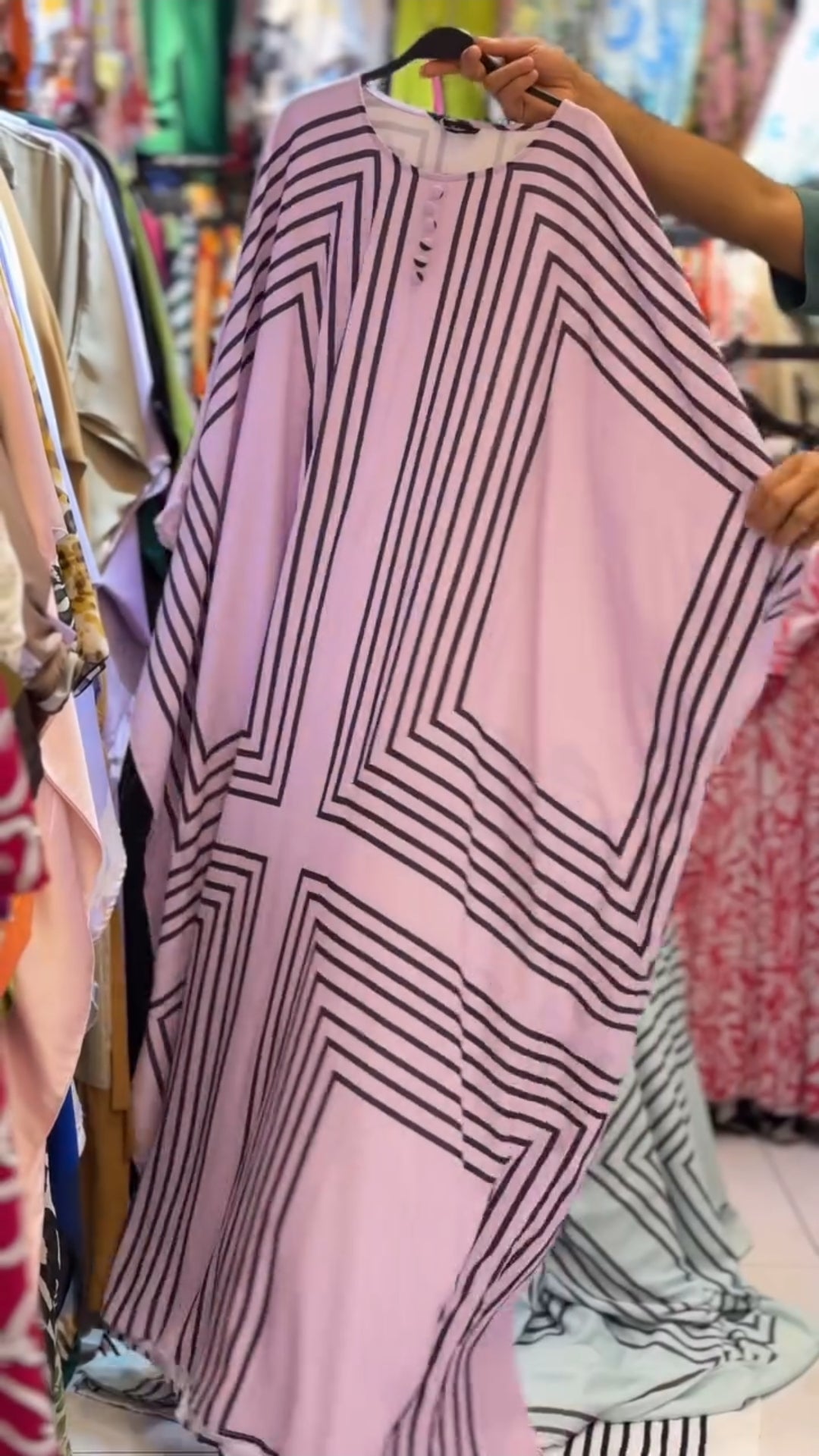 CH-533 Beaswear Silk Kaftaan Dress