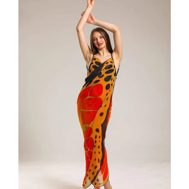 CH # 349 Butterfly Breeze Wrap - Summer Beach Cover Up 2023