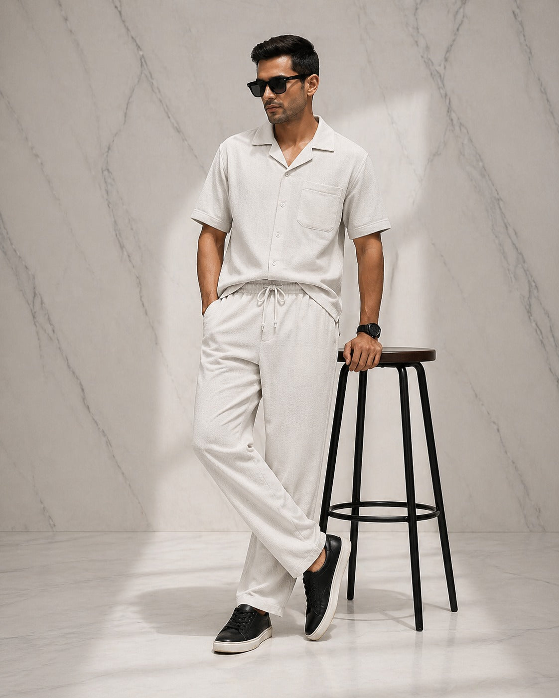 LI-92 |BEAS| MEN’S NOIR ESSENTIALS CO-ORD SET|CLEAN LUXURY FIT