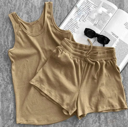 CH-542 Beaswear Summer Tank top and Short For Women Regular