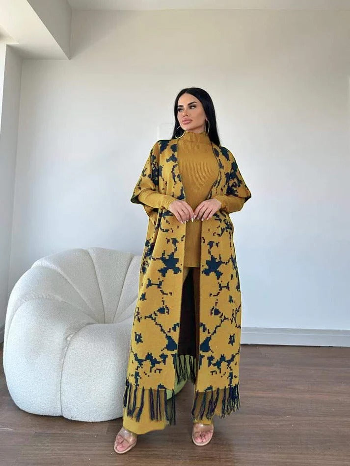 CH # 387 Bea's Ready-to-Wear 3 Piece Dress High Neck + Upper + trouser