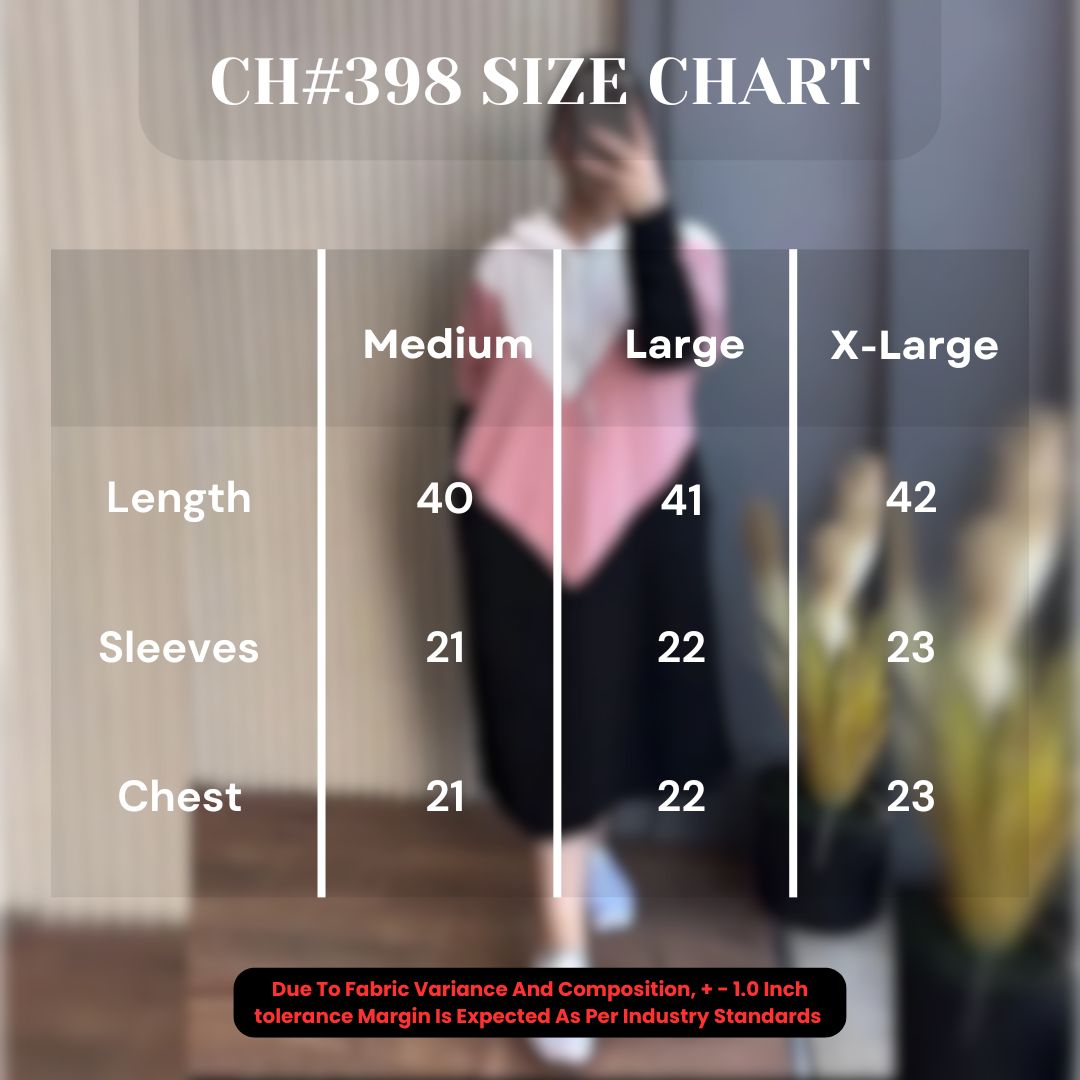 CH-398 Bea's Warm Fleece Long Hooded Top