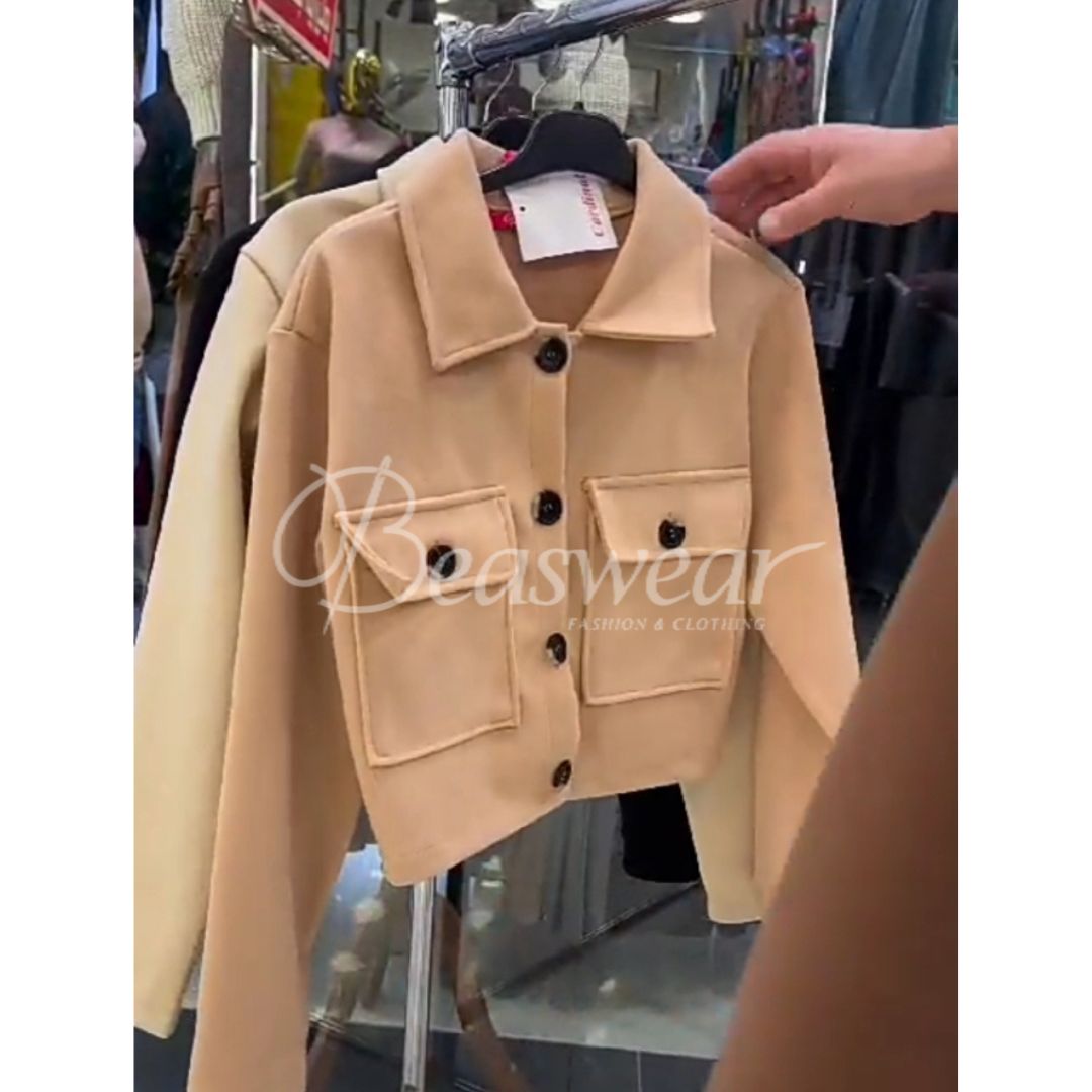 CH-383 Bea's Winter Lux CozyChic Pocketed Short Fleece Jacket