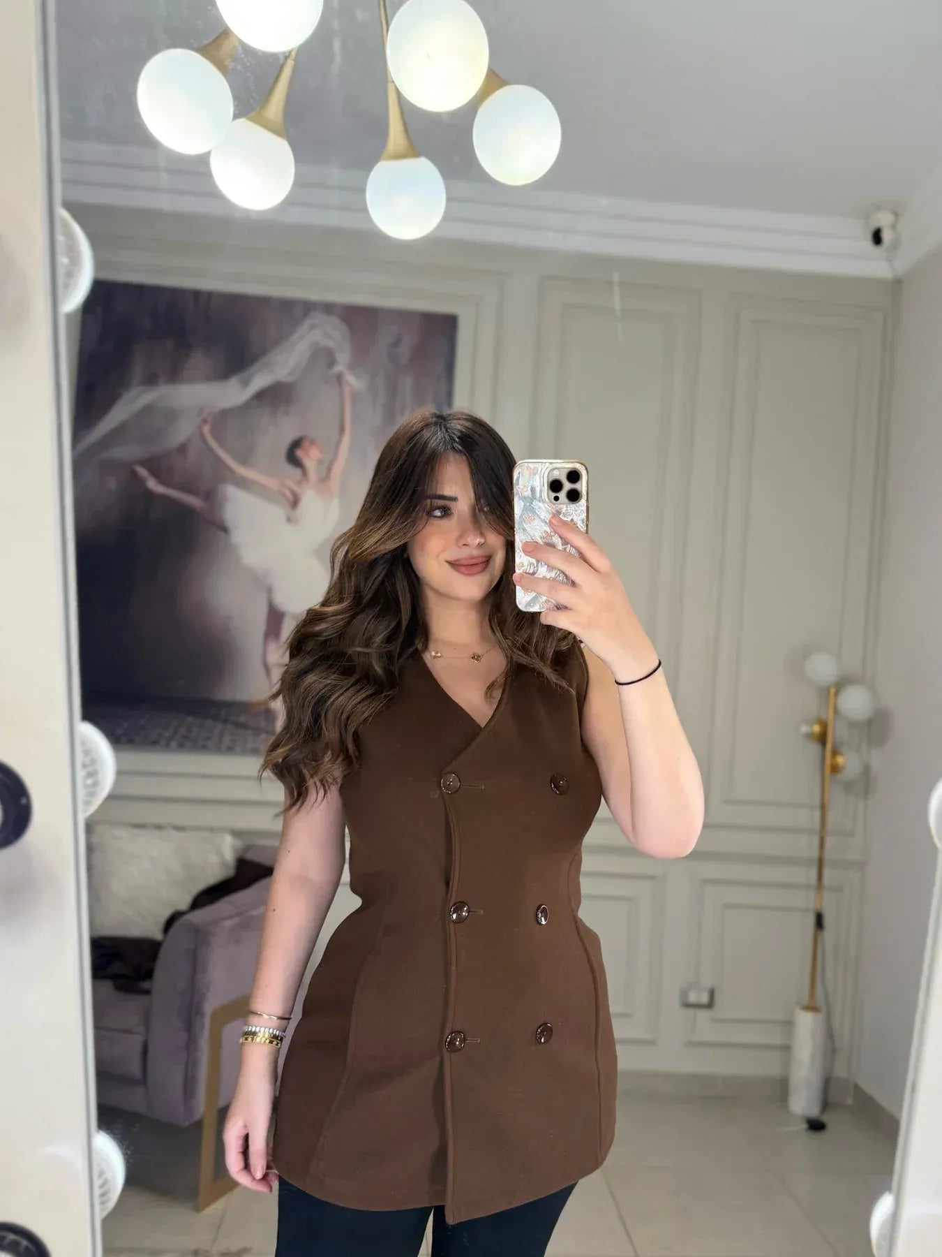 CH-614 BEAS Women’s Stylish Fleece Twin Set – Short Jacket & Inner Outfit