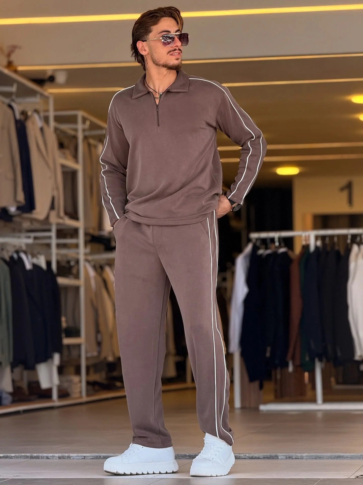 BEAS LI-67 NEW WINTER ZIPPER TRACKSUIT