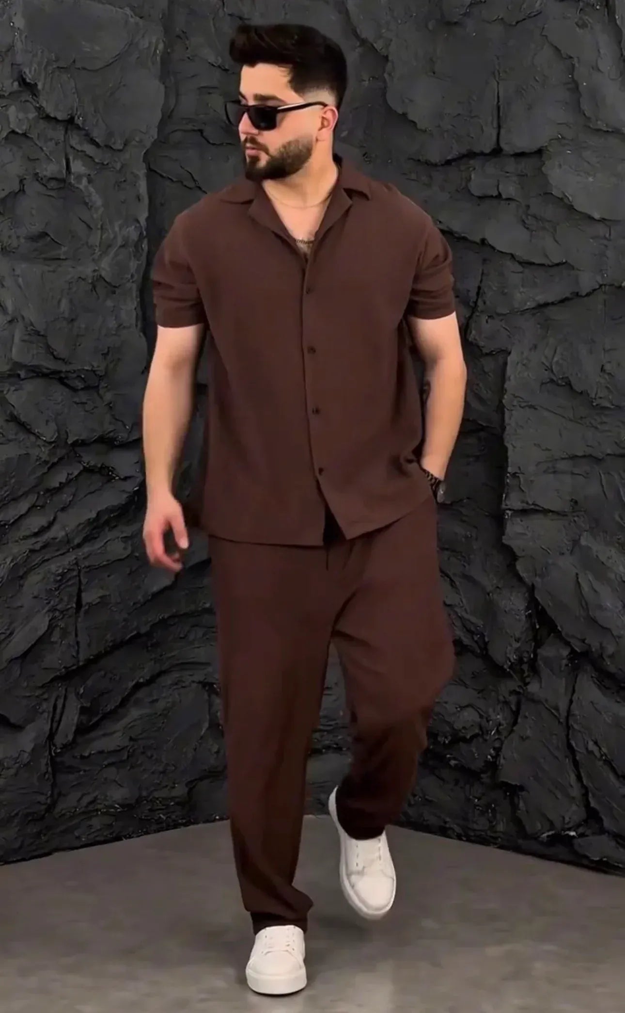 LI-79 BEASWEAR NEW Summer Round Neck Tracksuit