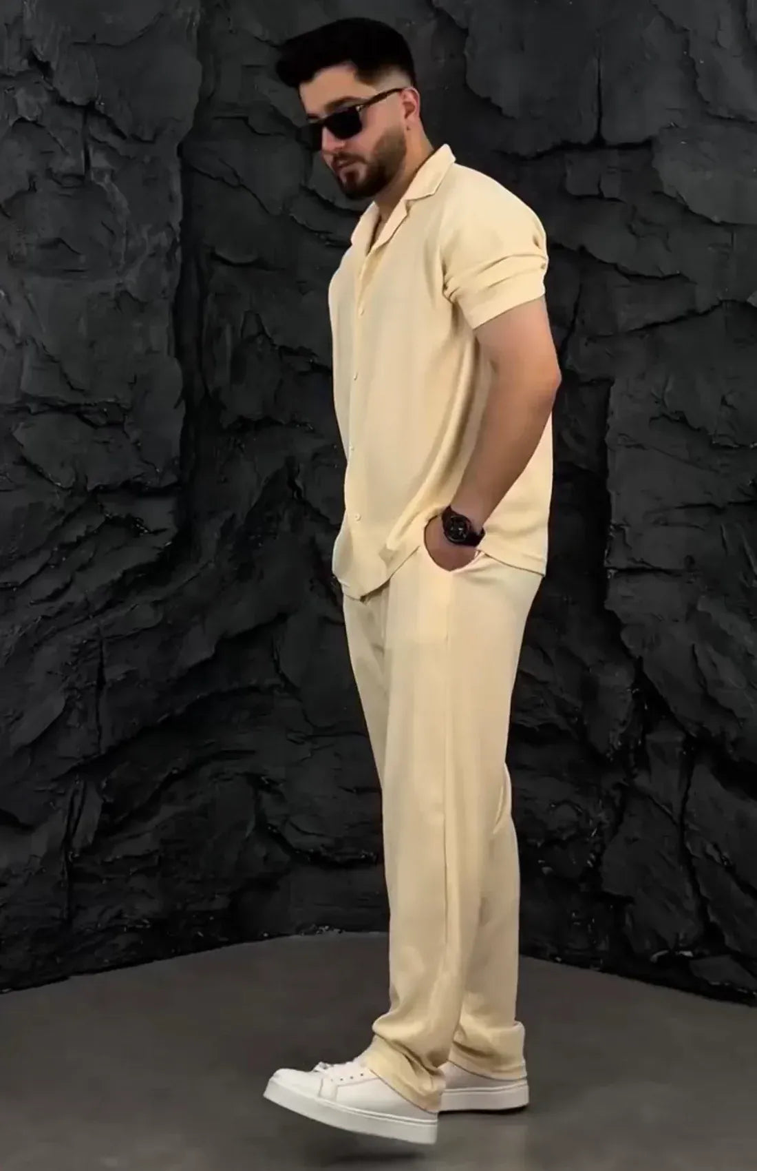 LI-79 BEASWEAR NEW Summer Round Neck Tracksuit