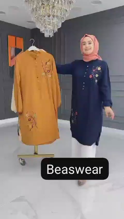 CH-527 BEA'S Elegant 2-Piece Printed Suit