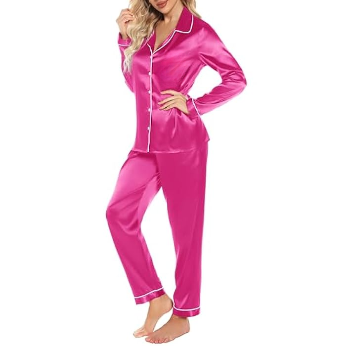 Bea's Pjs Silk Full Sleeves Nightwear