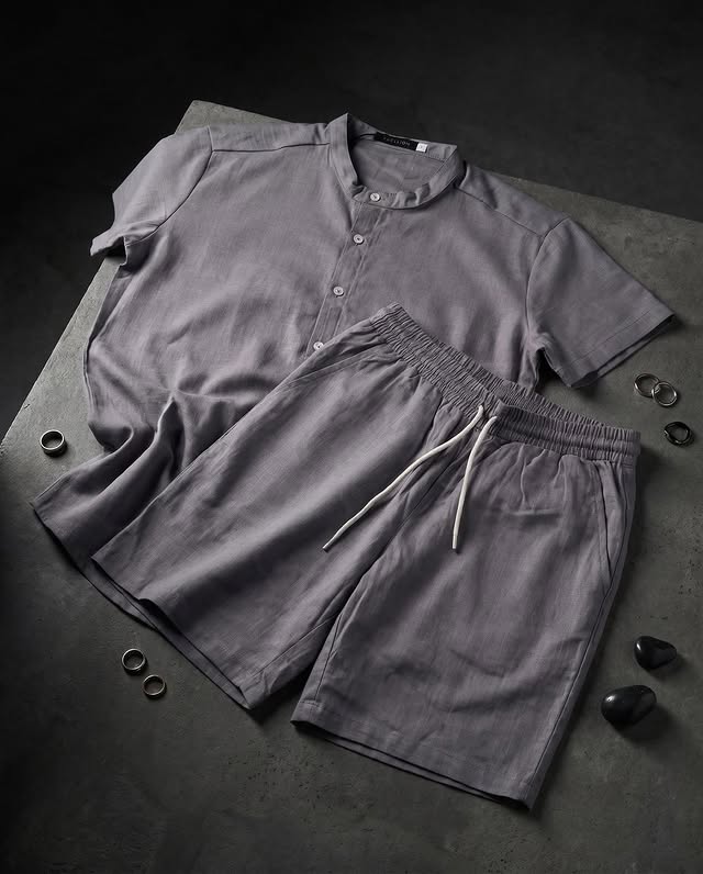 LI-112 | BEAS | Noir Sovereign Linen Co-Ord Set ⭐
