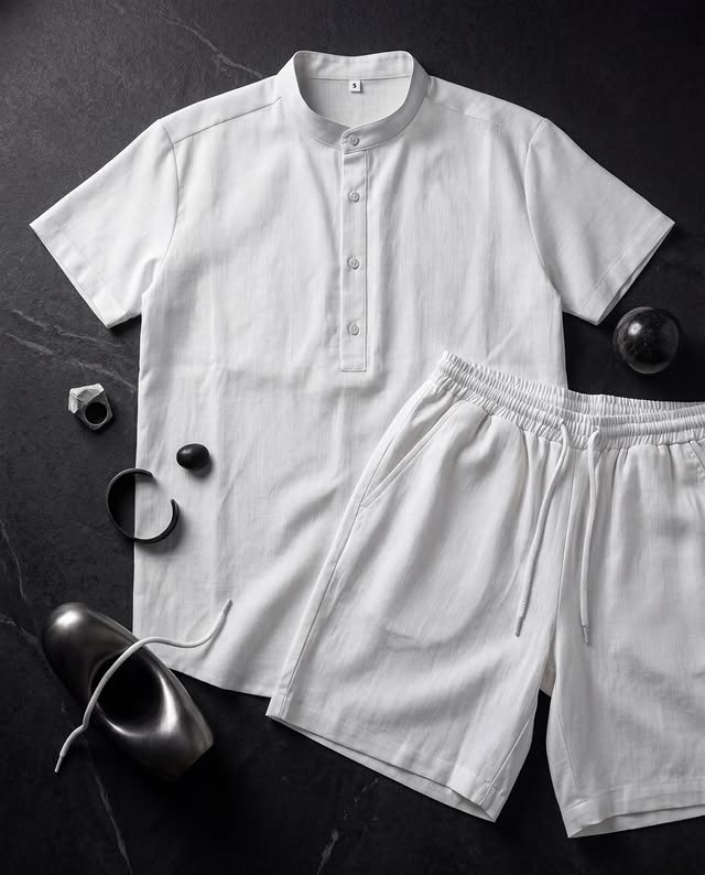 LI-112 | BEAS | Noir Sovereign Linen Co-Ord Set ⭐