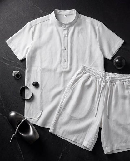 LI-112 | BEAS | Noir Sovereign Linen Co-Ord Set ⭐