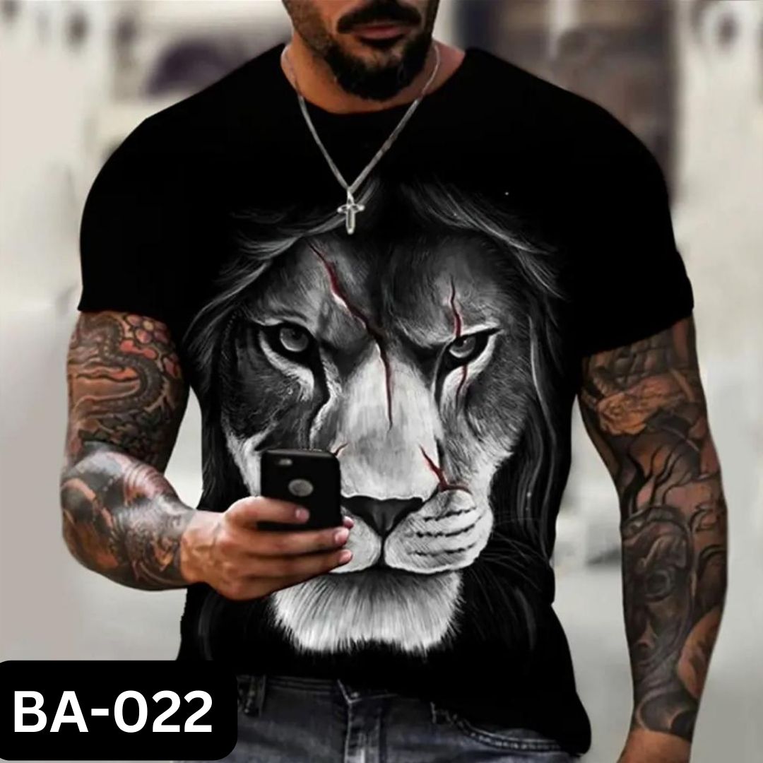 Men's 3D T-Shirt ---BA-022