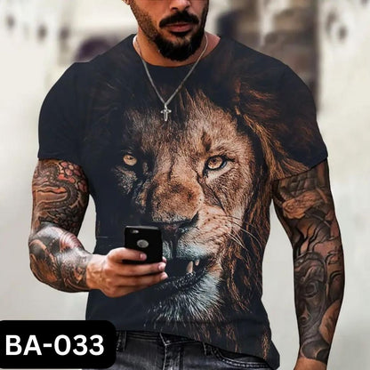 Men's 3D T-Shirt ---BA-033