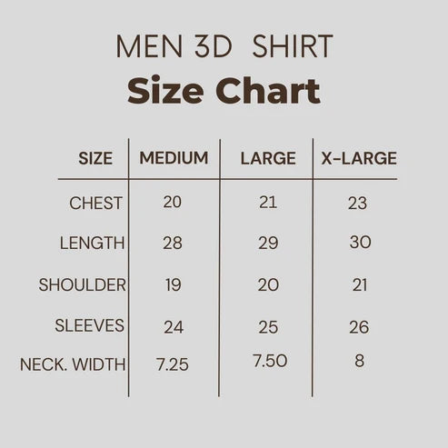 Men's 3D T-Shirt ---BA-02