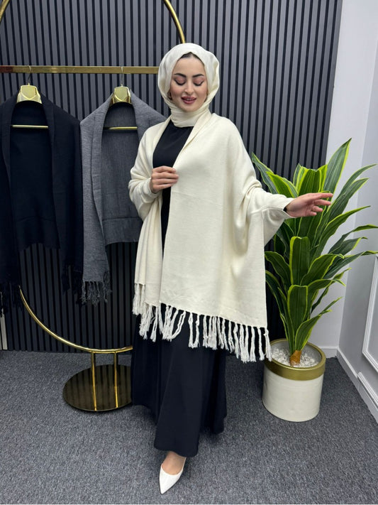 Ch-498 BEA'S Free Flow Fleece Poncho