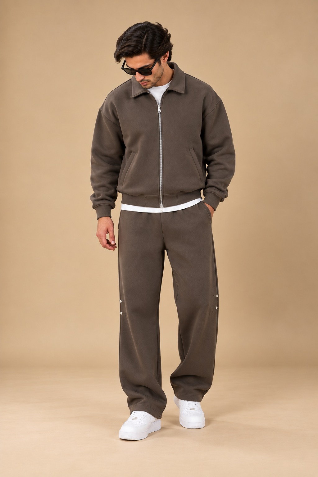LI-177 | Bea's| Men’s Premium  Oversized Tracksuit