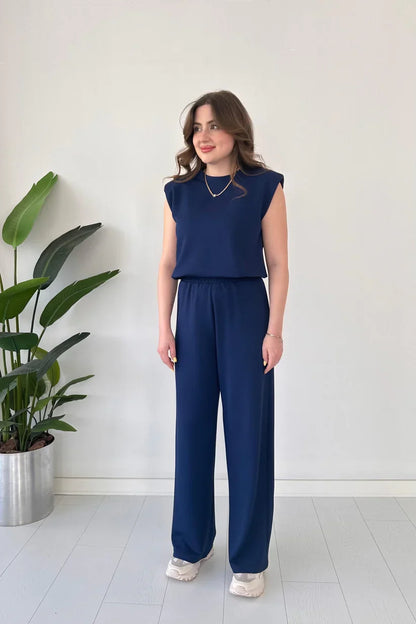 CH-561 Straight Trouser With Sleeveless Top