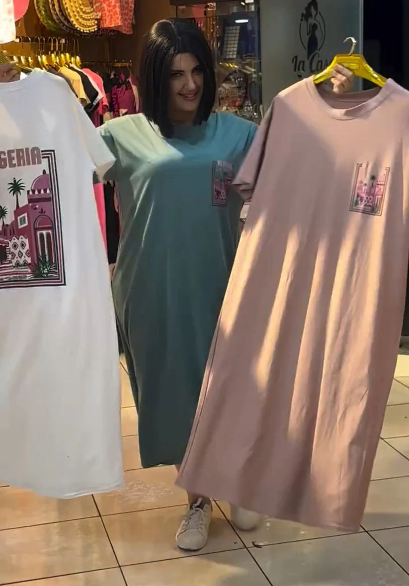 CH # 562 Long Casual Printed Top