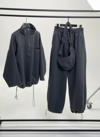 CH-583 BEA'S Women’s 3 in 1 Winter Western Baggy Track Co ords With Bag