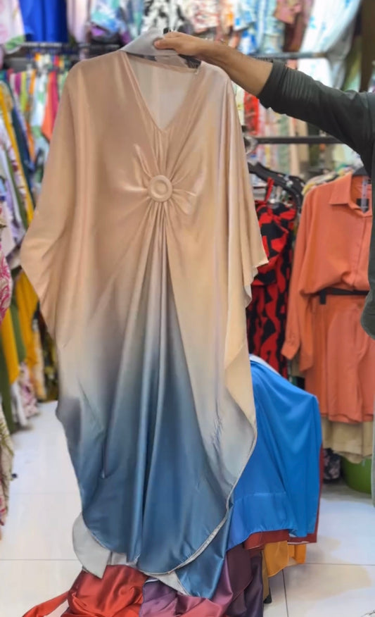CH-537 Beaswear Double Tone Kaftan