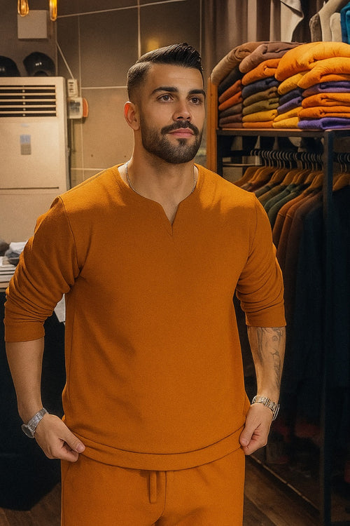 LI-46 BEA'S NEW WINTER V-NECK TRACKSUIT