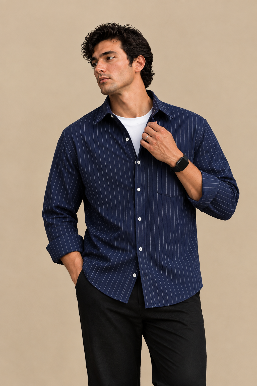 BS-004 |BEAS| Noir Line Signature Shirt