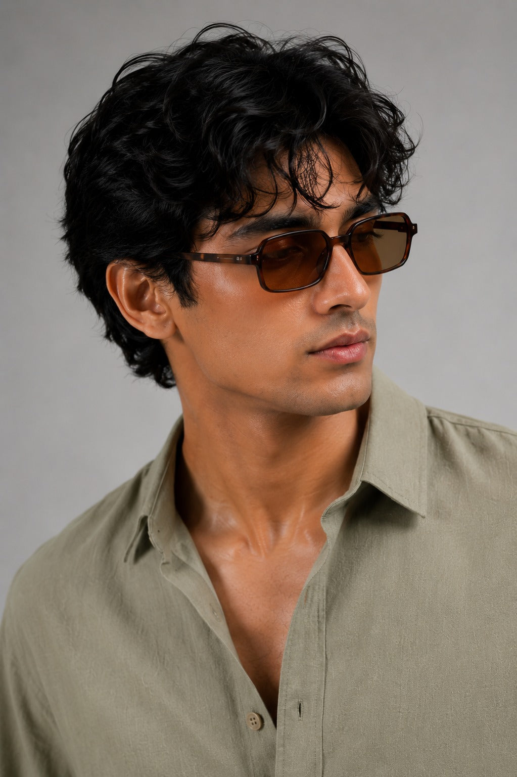 BS-SGR-001 |BEA'S| Essential Shirt – Sage Green