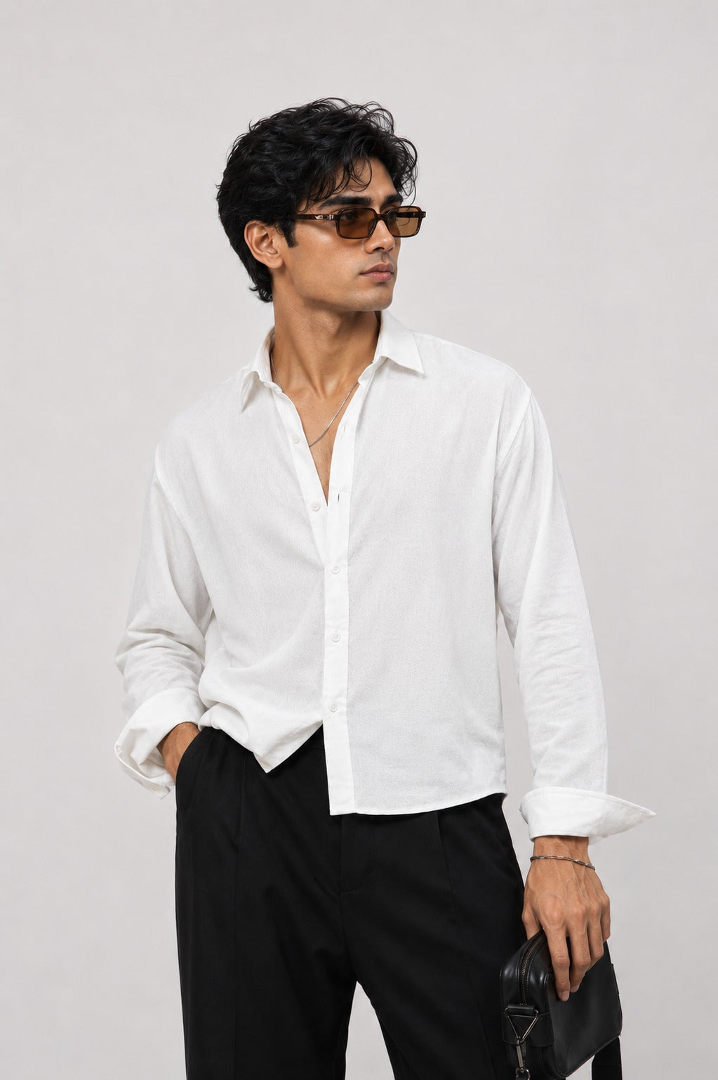 BS-WHT-001 |BEA'S| Premium White Essential Shirt