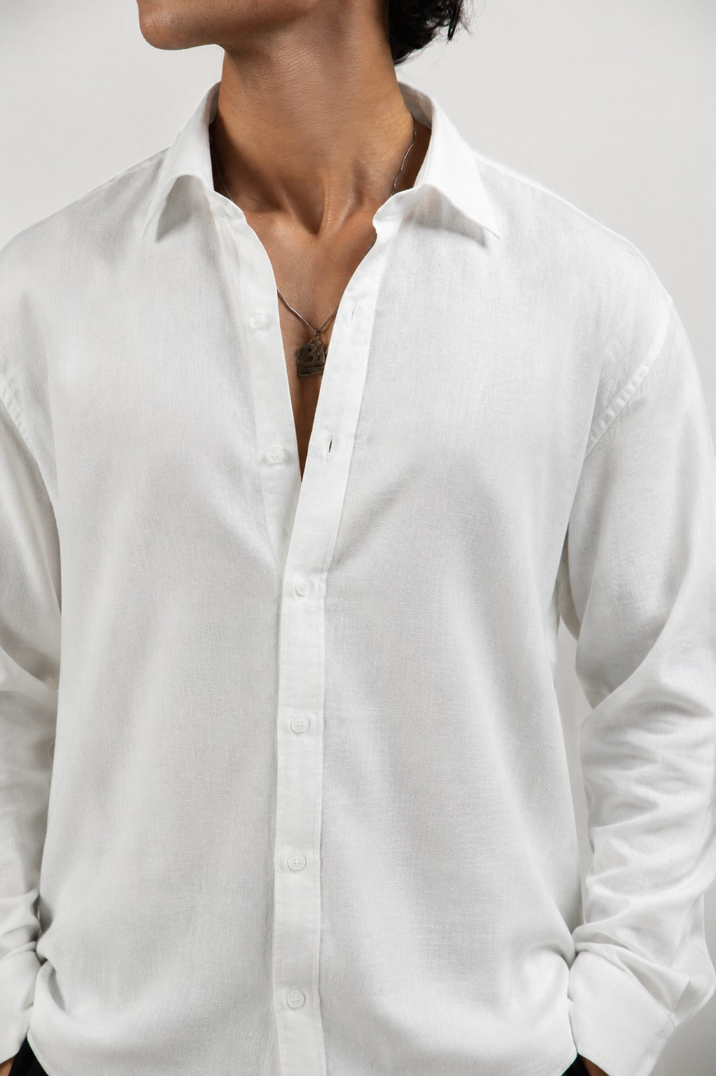 BS-WHT-001 |BEA'S| Premium White Essential Shirt