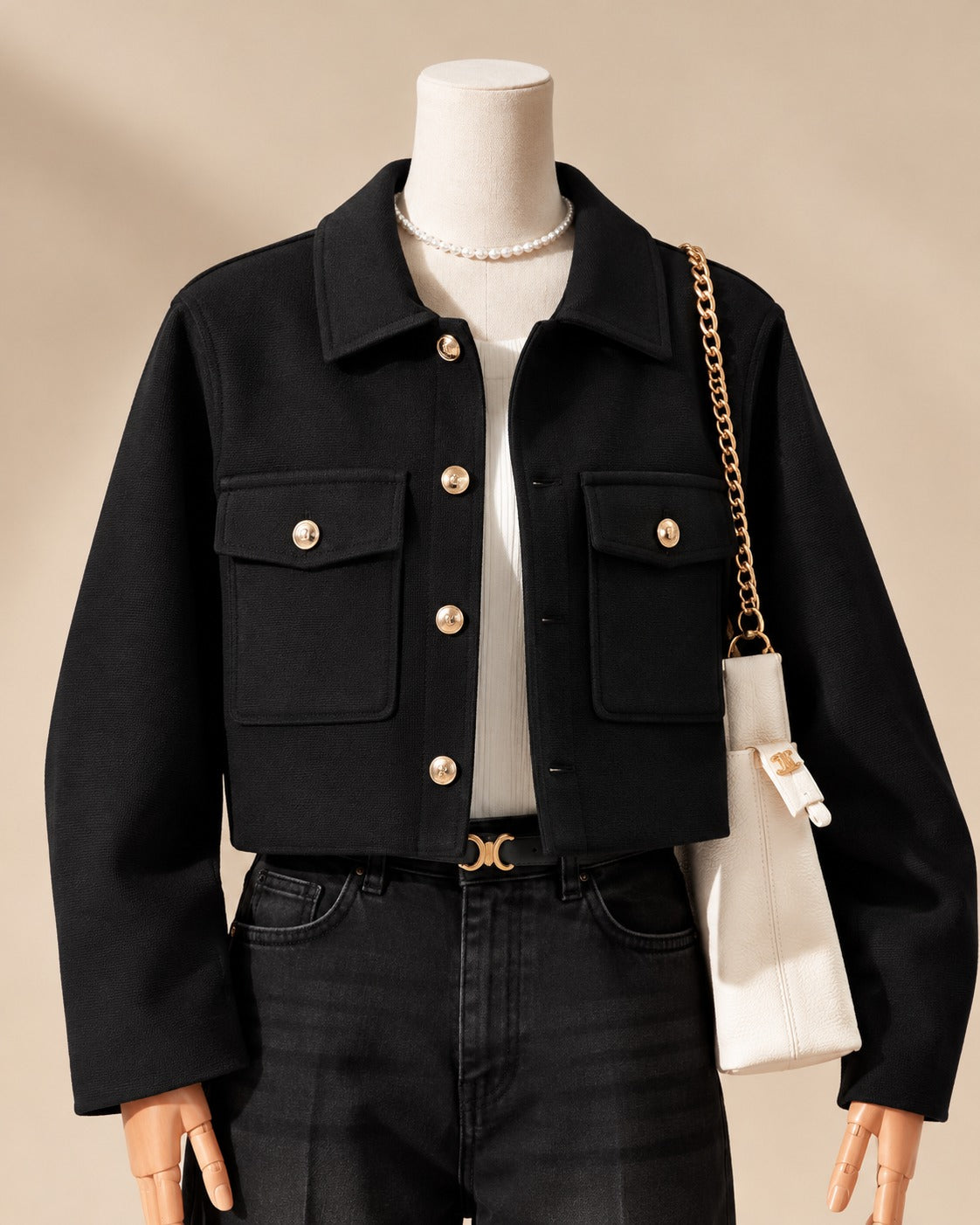 CH-383 |Bea's| Winter Lux CozyChic Pocketed Short Fleece Jacket