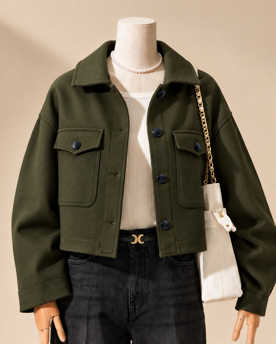 CH-383 |Bea's| Winter Lux CozyChic Pocketed Short Fleece Jacket