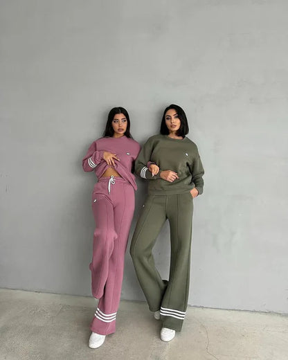 CH-500 BEA'S SIGNATURE STYLSH WINTER FLEECE TRACKSUIT