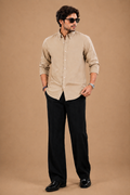 |BEAS| Luxe Earth-Tone Signature Co-Ord Set