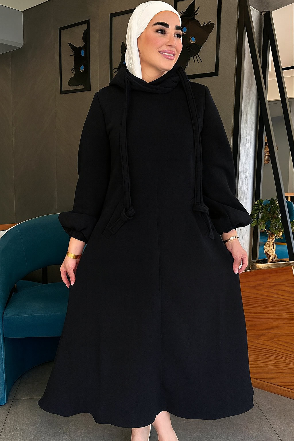 CH-512 Cloud Flow Long Pocket Hoodie