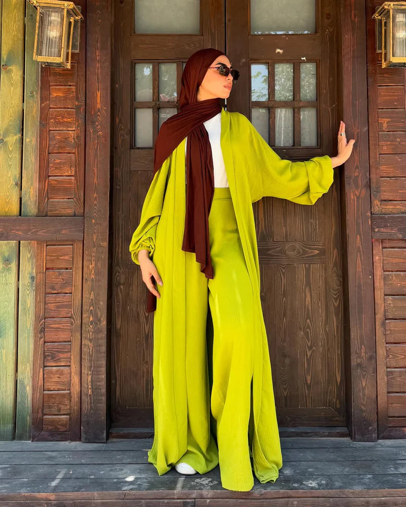 CH-630 BEAS 2 Pcs Solid Textured Co-ord Set