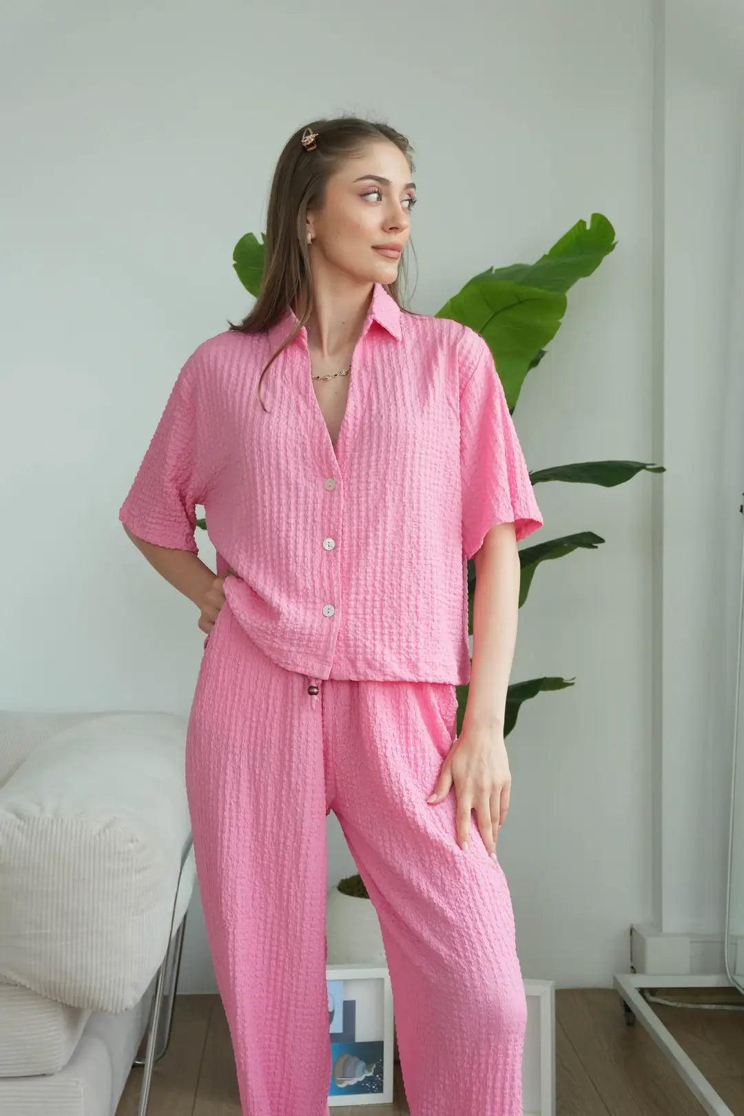 ✨CH-628| BEA'S| Quiet Luxury Textured Co-Ord