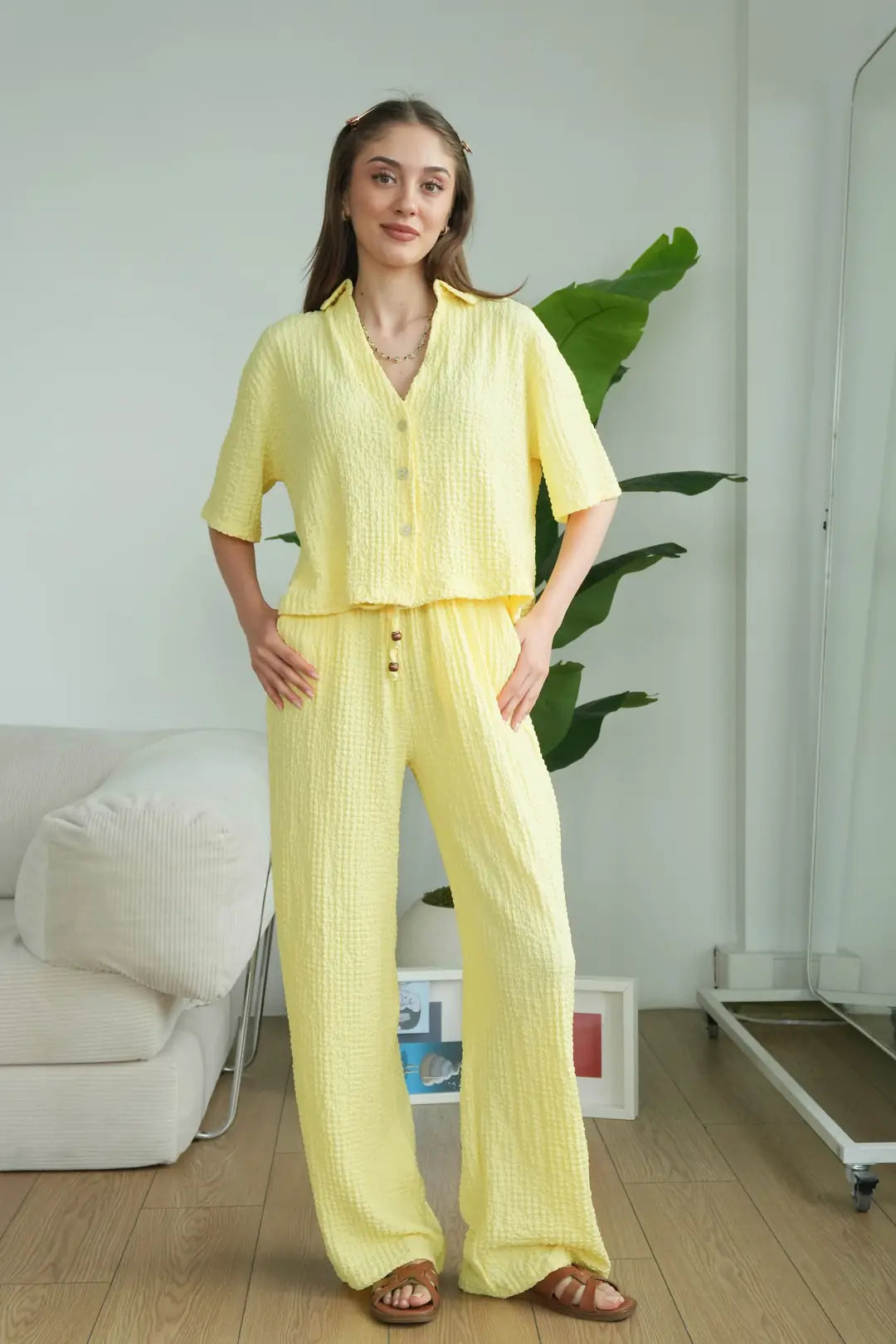 ✨CH-628| BEA'S| Quiet Luxury Textured Co-Ord